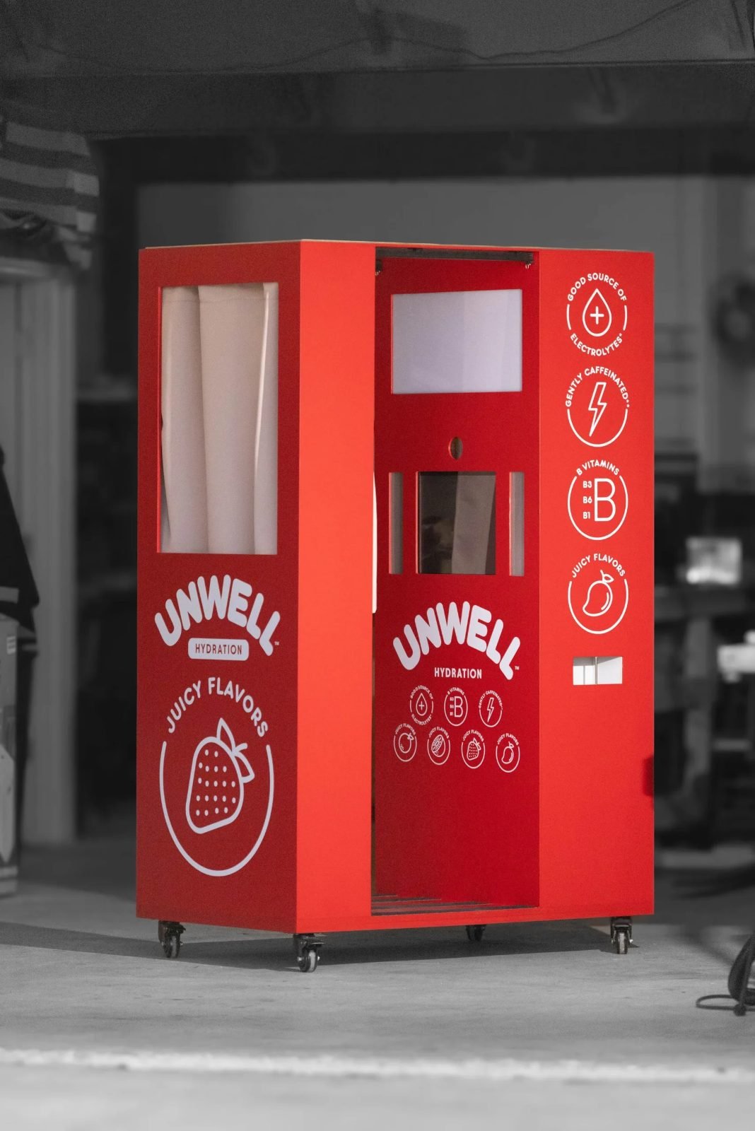 Branded photo booth for a brand activation