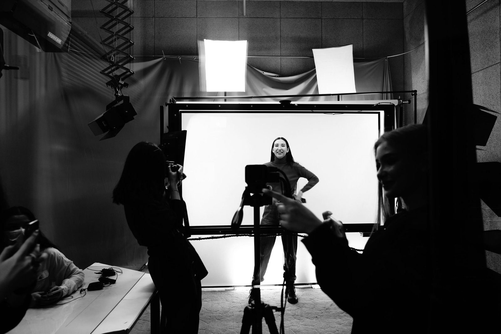 Photo booth studio setup